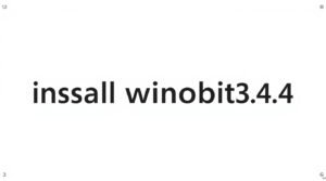 install winobit3.4
