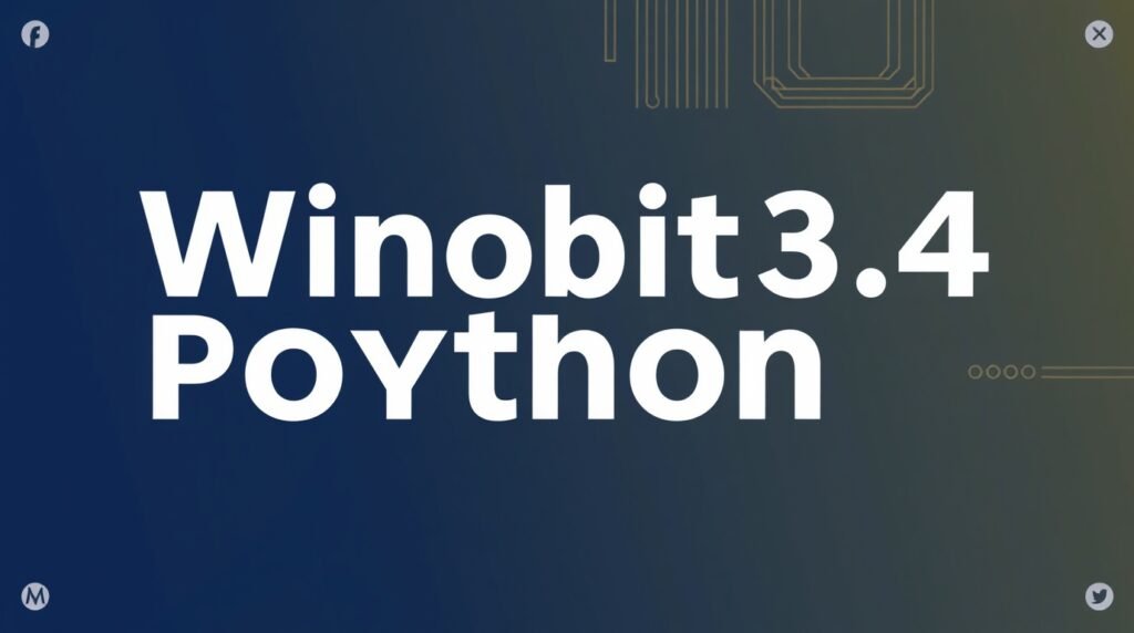 update winobit3.4 python