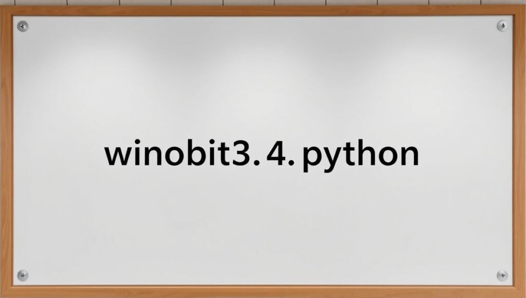 winobit3.4 python